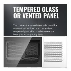 Cooler Master NR200P Small Form Factor Mini-ITX Case - White Tempered Glass Or Vented Panel Option; PCI Riser Cable; Triple-slot GPU; Tool-Free And 360 Degree Accessibility -Intel core Shop 626034 203521 05 front zoom