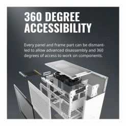 Cooler Master NR200P Small Form Factor Mini-ITX Case - White Tempered Glass Or Vented Panel Option; PCI Riser Cable; Triple-slot GPU; Tool-Free And 360 Degree Accessibility -Intel core Shop 626034 203521 06 front zoom