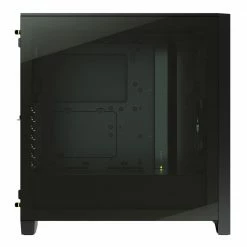 Corsair 4000D Airflow Tempered Glass ATX Mid-Tower Computer Case - Black -Intel core Shop 626256 201863 03 front zoom