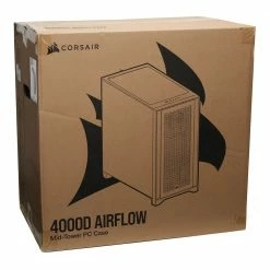 Corsair 4000D Airflow Tempered Glass ATX Mid-Tower Computer Case - White 13 Corsair 4000D Airflow Tempered Glass ATX Mid-Tower Computer Case - White -Intel core Shop 626259 201871 07 package zoom