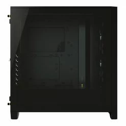 Corsair ICUE 4000X RGB Tempered Glass ATX Mid-Tower Computer Case - Black -Intel core Shop 626304 153593 04 front zoom
