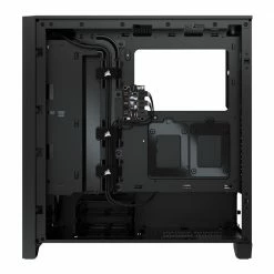 Corsair ICUE 4000X RGB Tempered Glass ATX Mid-Tower Computer Case - Black -Intel core Shop 626304 153593 06 front zoom