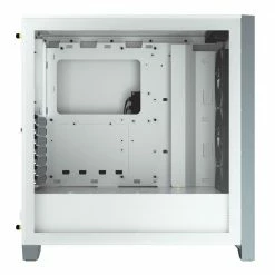 Corsair ICUE 4000X RGB Tempered Glass ATX Mid-Tower Computer Case - White 9 Corsair ICUE 4000X RGB Tempered Glass ATX Mid-Tower Computer Case - White -Intel core Shop 626305 153601 04 front zoom