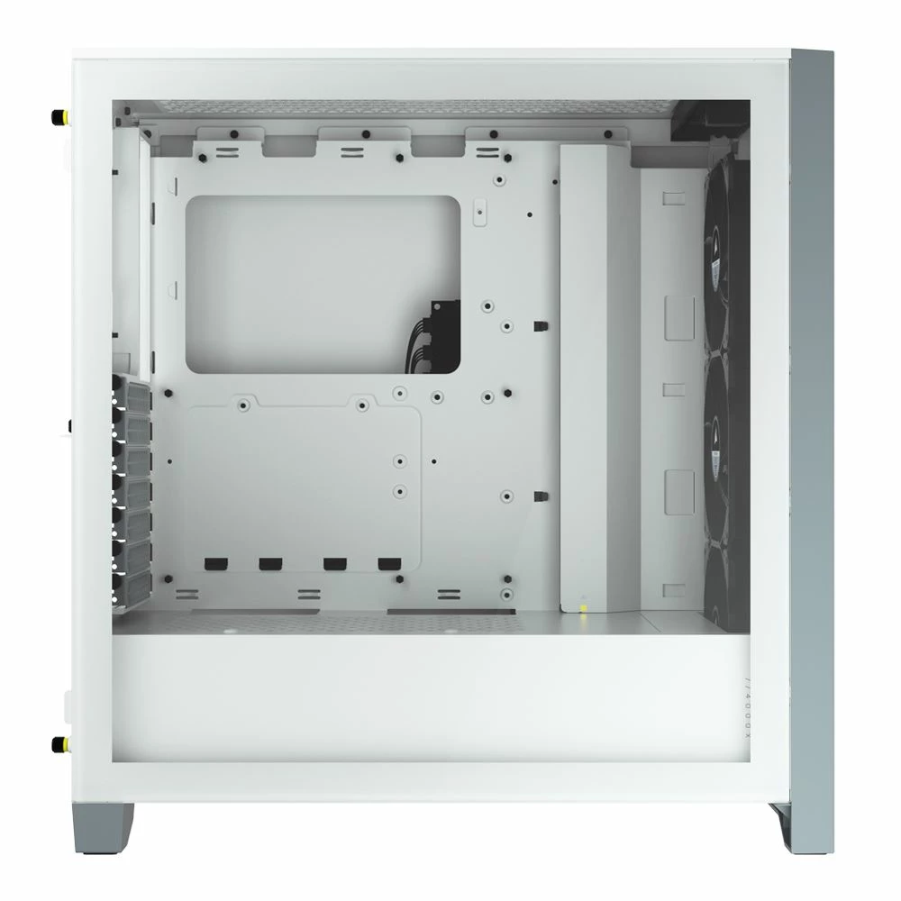 Corsair ICUE 4000X RGB Tempered Glass ATX Mid-Tower Computer Case - White 4 Corsair ICUE 4000X RGB Tempered Glass ATX Mid-Tower Computer Case - White - Image 4