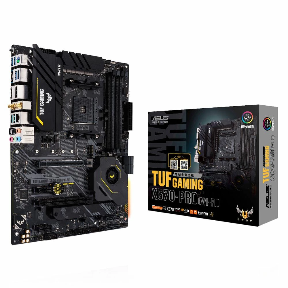 ASUS X570-Pro TUF Gaming WiFi AMD AM4 ATX Motherboard 2 ASUS X570-Pro TUF Gaming WiFi AMD AM4 ATX Motherboard - Image 2