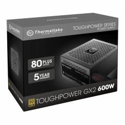 Thermaltake Toughpower GX2 600W 600 Watt 80 Plus Gold ATX Non-Modular Power Supply -Intel core Shop 630801 230086 04 package zoom