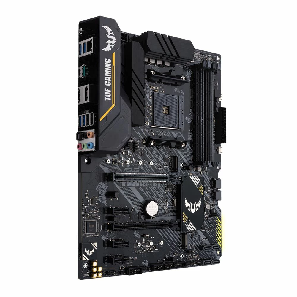 ASUS B450-PLUS TUF GAMING II AMD AM4 ATX Motherboard 2 ASUS B450-PLUS TUF GAMING II AMD AM4 ATX Motherboard - Image 2