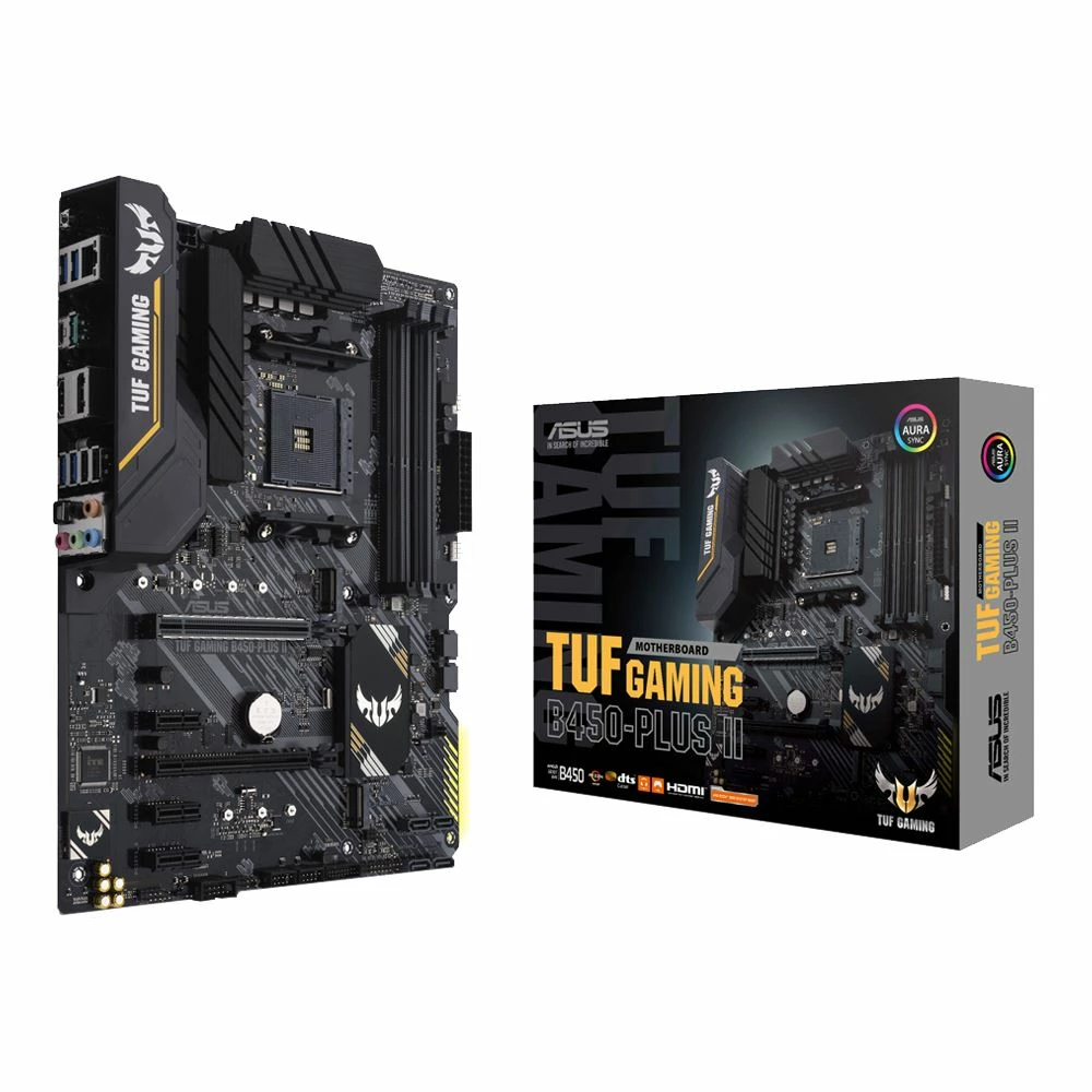 ASUS B450-PLUS TUF GAMING II AMD AM4 ATX Motherboard 4 ASUS B450-PLUS TUF GAMING II AMD AM4 ATX Motherboard - Image 4