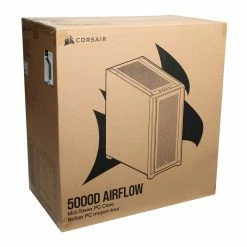 Corsair 5000D Airflow Tempered Glass Mid-Tower ATX Computer Case - Black -Intel core Shop 632020 243147 05 package zoom