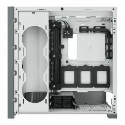 Corsair 5000D Airflow Tempered Glass Mid-Tower ATX Computer Case - White -Intel core Shop 632025 243154 03 front zoom