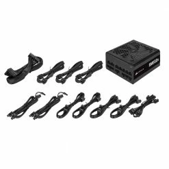 Corsair RMx Series RM850x 850 Watt 80 Plus Gold ATX Fully Modular Power Supply -Intel core Shop 632808 225219 04 front zoom