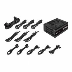 Corsair RMx Series RM1000x 1000 Watt 80 Plus Gold ATX Fully Modular Power Supply -Intel core Shop 632809 225185 03 front zoom