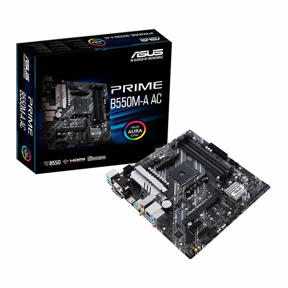 ASUS B550M-A PRIME AC PS AMD AM4 MicroATX Motherboard 5 ASUS B550M-A PRIME AC PS AMD AM4 MicroATX Motherboard - Image 5