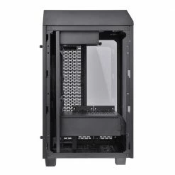 Thermaltake The Tower 100 Mini Tempered Glass Mini-ITX Mini Tower Computer Case - Black -Intel core Shop 633882 236893 03 front zoom