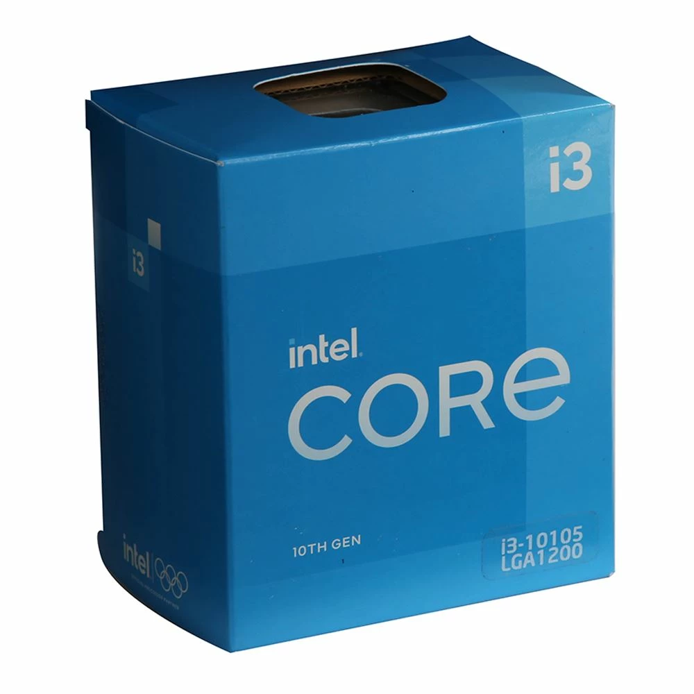 Intel Core I3-10105 Comet Lake 3.7GHz Quad-Core LGA 1200 Boxed Processor - Intel Stock Cooler Included 1 Intel Core I3-10105 Comet Lake 3.7GHz Quad-Core LGA 1200 Boxed Processor - Intel Stock Cooler Included