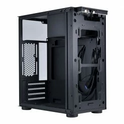 Lian Li Lancool 170M Tempered Glass MicroATX Mid-Tower Computer Case - Black -Intel core Shop 638089 281170 07 front zoom
