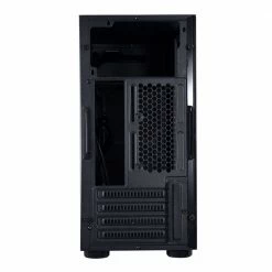 Lian Li Lancool 170M Tempered Glass MicroATX Mid-Tower Computer Case - Black -Intel core Shop 638089 281170 08 front zoom