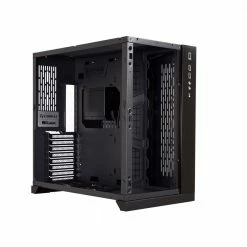Lian Li PC-O11 Dynamic Tempered Glass ATX Mid-Tower Computer Case - Black -Intel core Shop 638110 281428 04 front zoom