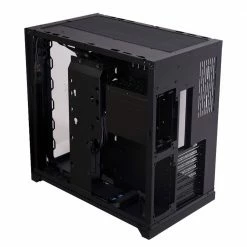 Lian Li PC-O11 Dynamic RGB Razer Edition Tempered Glass ATX Mid-Tower Computer Case - Black -Intel core Shop 638112 281451 03 front zoom