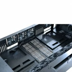 Lian Li DK-05F Dual EATX Tempered Glass RGB Desk - Black -Intel core Shop 638117 281501 03 front zoom