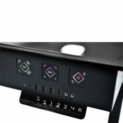 Lian Li DK-05F Dual EATX Tempered Glass RGB Desk - Black -Intel core Shop 638117 281501 06 front zoom