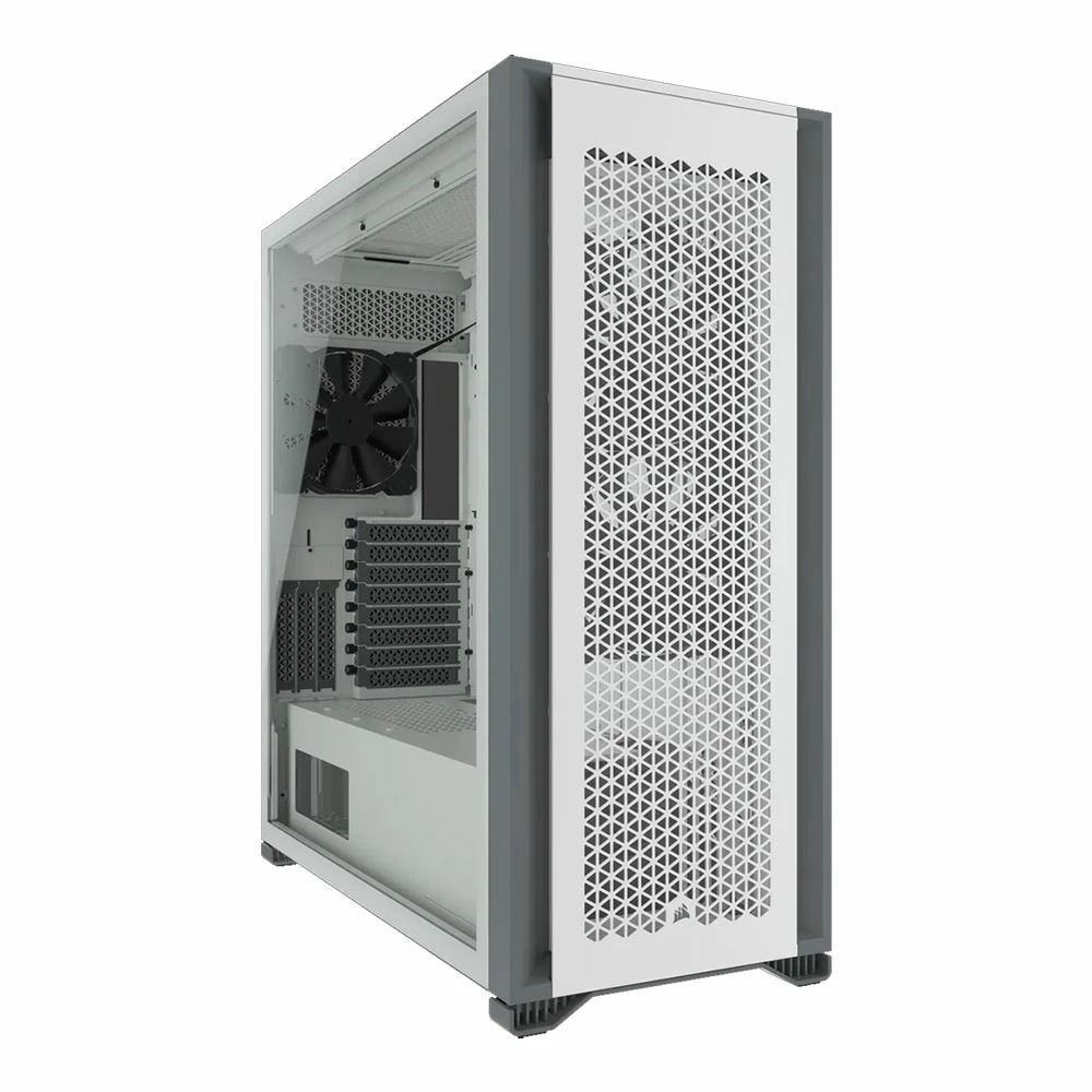 Corsair 7000D AIRFLOW Tempered Glass ATX Full Tower Computer Case - White 1 Corsair 7000D AIRFLOW Tempered Glass ATX Full Tower Computer Case - White