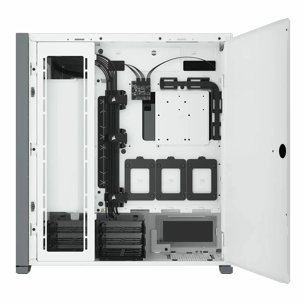 Corsair 7000D AIRFLOW Tempered Glass ATX Full Tower Computer Case - White 5 Corsair 7000D AIRFLOW Tempered Glass ATX Full Tower Computer Case - White - Image 5