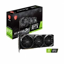 MSI NVIDIA GeForce RTX 3070 Ti Ventus 3X Overclocked Triple-Fan 8GB GDDR6X PCIe 4.0 Graphics Card -Intel core Shop 638567 287029 05 package zoom