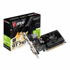 MSI NVIDIA GeForce GT 710 2GD3 LP Single-Fan 2GB DDR3 PCIe 2.0 Graphics Card -Intel core Shop 638591 287227 04 package zoom