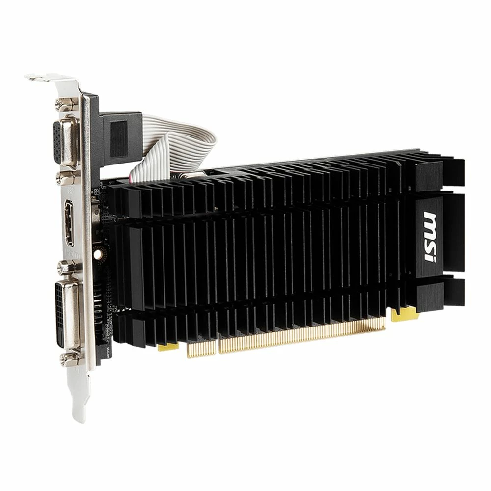 MSI NVIDIA GeForce GT 730 N730K-2GD3H/LPV1 Passive Cooled 2GB DDR3 PCIe 2.0 Graphics Card 1 MSI NVIDIA GeForce GT 730 N730K-2GD3H/LPV1 Passive Cooled 2GB DDR3 PCIe 2.0 Graphics Card