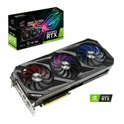 ASUS NVIDIA GeForce RTX 3070 ROG Strix V2 Overclocked Triple-Fan 8GB GDDR6 PCIe 4.0 Graphics Card -Intel core Shop 639241 295014 04 package zoom
