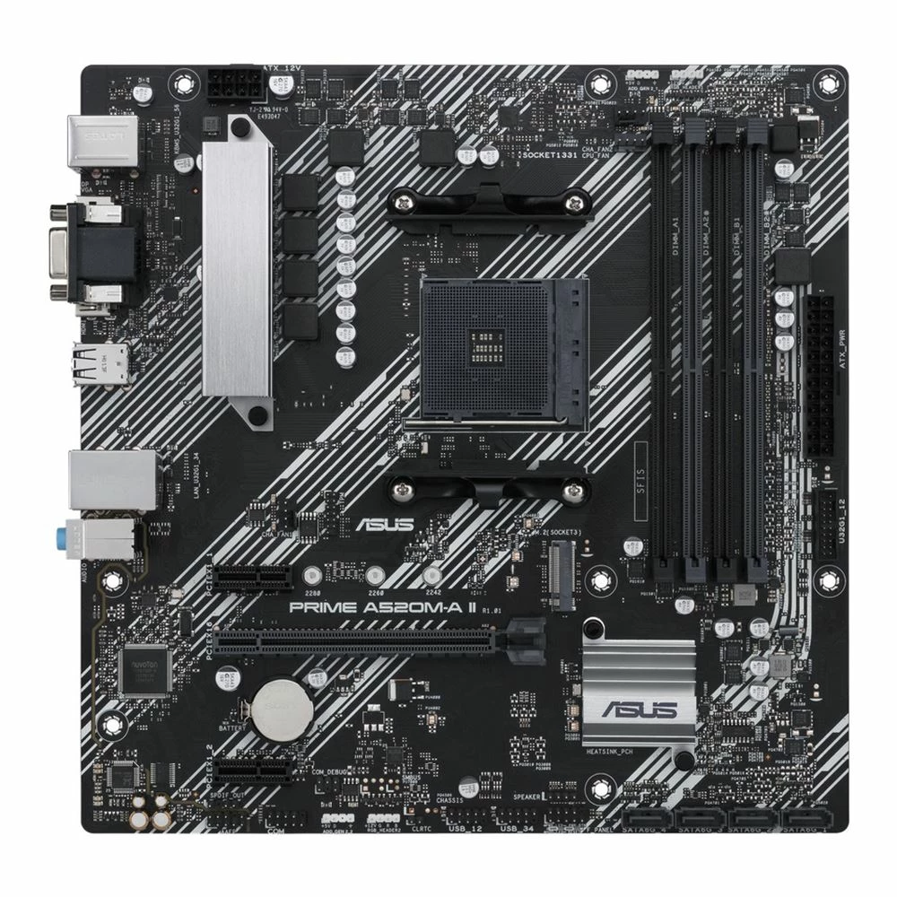 ASUS A520M-A Prime II/CSM AMD AM4 MicroATX Motherboard 1 ASUS A520M-A Prime II/CSM AMD AM4 MicroATX Motherboard