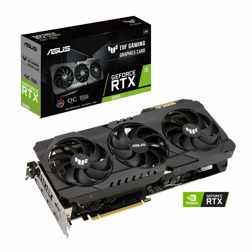 ASUS NVIDIA GeForce RTX 3080 TUF Gaming V2 LHR Overclocked Triple-Fan 10GB GDDR6X PCIe 4.0 Graphics Card 6 ASUS NVIDIA GeForce RTX 3080 TUF Gaming V2 LHR Overclocked Triple-Fan 10GB GDDR6X PCIe 4.0 Graphics Card - Image 6