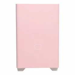 Cooler Master Masterbox NR200P Tempered Glass Mini-ITX Mini Tower Computer Case - Flamingo Pink -Intel core Shop 640367 343210 03 front zoom