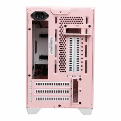 Cooler Master Masterbox NR200P Tempered Glass Mini-ITX Mini Tower Computer Case - Flamingo Pink -Intel core Shop 640367 343210 05 front zoom