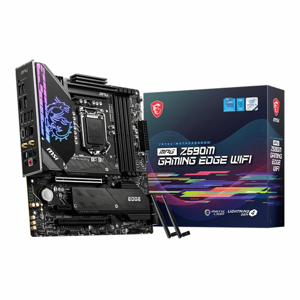 MSI Z590M MPG Gaming Edge WiFi Intel LGA 1200 MicroATX Motherboard 4 MSI Z590M MPG Gaming Edge WiFi Intel LGA 1200 MicroATX Motherboard - Image 4