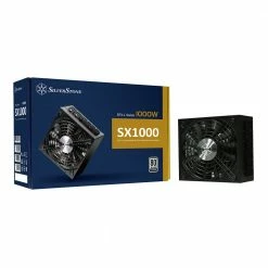 SilverStone SX1000 1000 Watt 80 Plus Platinum SFX-L Fully Modular Power Supply -Intel core Shop 641202 317107 04 package zoom