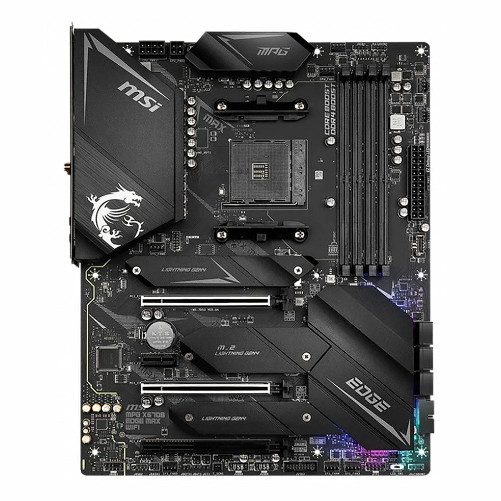 MSI X570S MPG EDGE MAX WiFi AMD AM4 ATX Motherboard 1 MSI X570S MPG EDGE MAX WiFi AMD AM4 ATX Motherboard