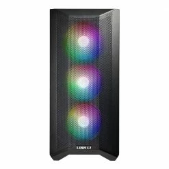 Lian Li Lancool II MESH Type C RGB Tempered Glass ATX Mid-Tower Computer Case - Black -Intel core Shop 642886 329698 03 front zoom