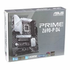 ASUS Z690-P Prime DDR4 Intel LGA 1700 ATX Motherboard -Intel core Shop 643441 336537 04 package zoom