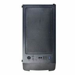 Montech X1 Tempered Glass ATX Mid-Tower Computer Case - Black -Intel core Shop 643497 340034 05 front zoom