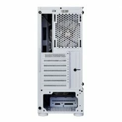 Montech X1 Tempered Glass ATX Mid-Tower Computer Case - White -Intel core Shop 643498 366401 05 front zoom