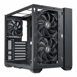 Lian Li O11 Air Mini Tempered Glass ATX Mini Tower Computer Case - Black -Intel core Shop 643548 338277 06 front zoom