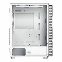 Montech X3 Mesh Tempered Glass ATX Mid-Tower Computer Case - White -Intel core Shop 643554 340042 03 front zoom