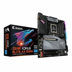 Gigabyte Z690 Aorus Elite AX DDR4 Intel LGA 1700 ATX Motherboard -Intel core Shop 643587 339689 05 package zoom