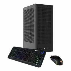 HYTE Revolt 3 Mini-ITX Mini Tower Computer Case - Black 12 HYTE Revolt 3 Mini-ITX Mini Tower Computer Case - Black -Intel core Shop 643736 348078 06 front zoom