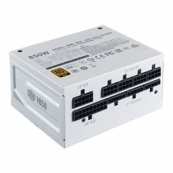 Cooler Master V850 White Edition 850 Watt 80 Plus Gold SFX Fully Modular Power Supply -Intel core Shop 645419 380311 03 front zoom