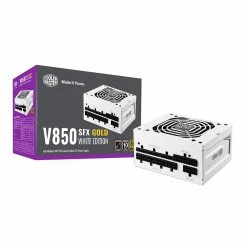 Cooler Master V850 White Edition 850 Watt 80 Plus Gold SFX Fully Modular Power Supply -Intel core Shop 645419 380311 05 package zoom