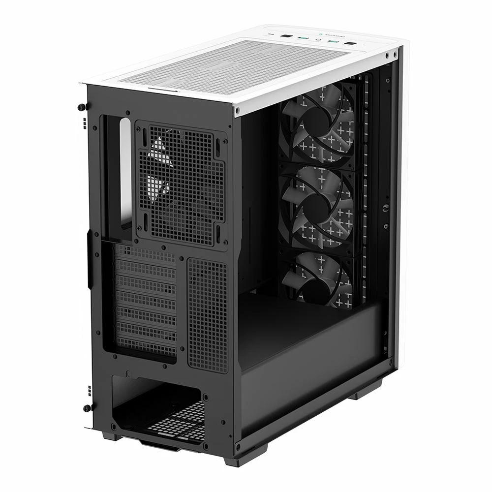 Deep Cool CK560 Tempered Glass ATX Mid-Tower Computer Case - White 3 Deep Cool CK560 Tempered Glass ATX Mid-Tower Computer Case - White - Image 3
