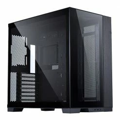 Lian Li O11 Dynamic EVO Tempered Glass ATX Mid-Tower Computer Case - Black -Intel core Shop 645428 360032 03 front zoom